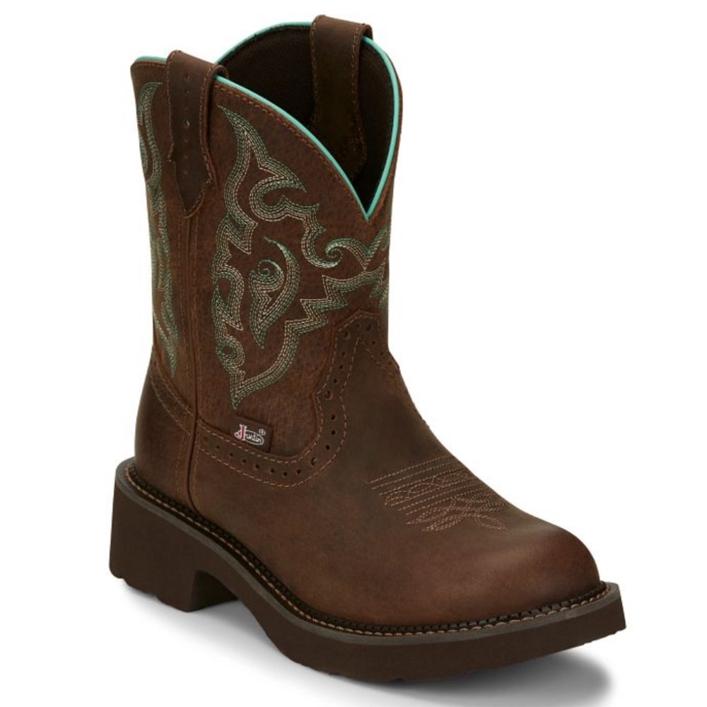 JUSTIN “GEMMA II” BROWN WESTERN BOOTS